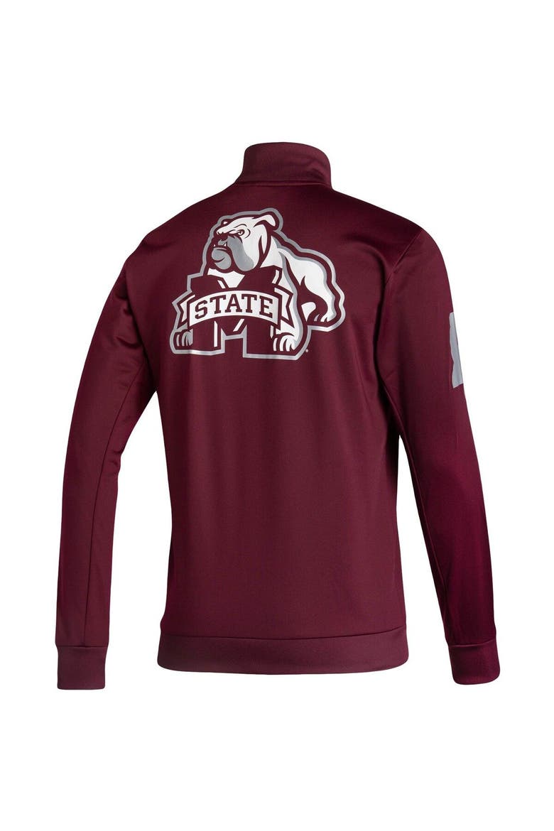 Men's adidas Maroon Mississippi State Bulldogs Football Strategy Full-Zip Jacket, Alternate, color, Maroon