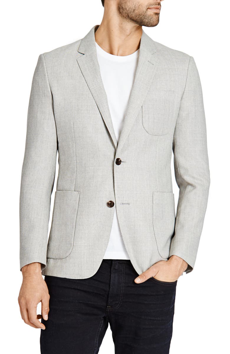 Bonobos Trim Fit Wool Blazer, Alternate, color, 