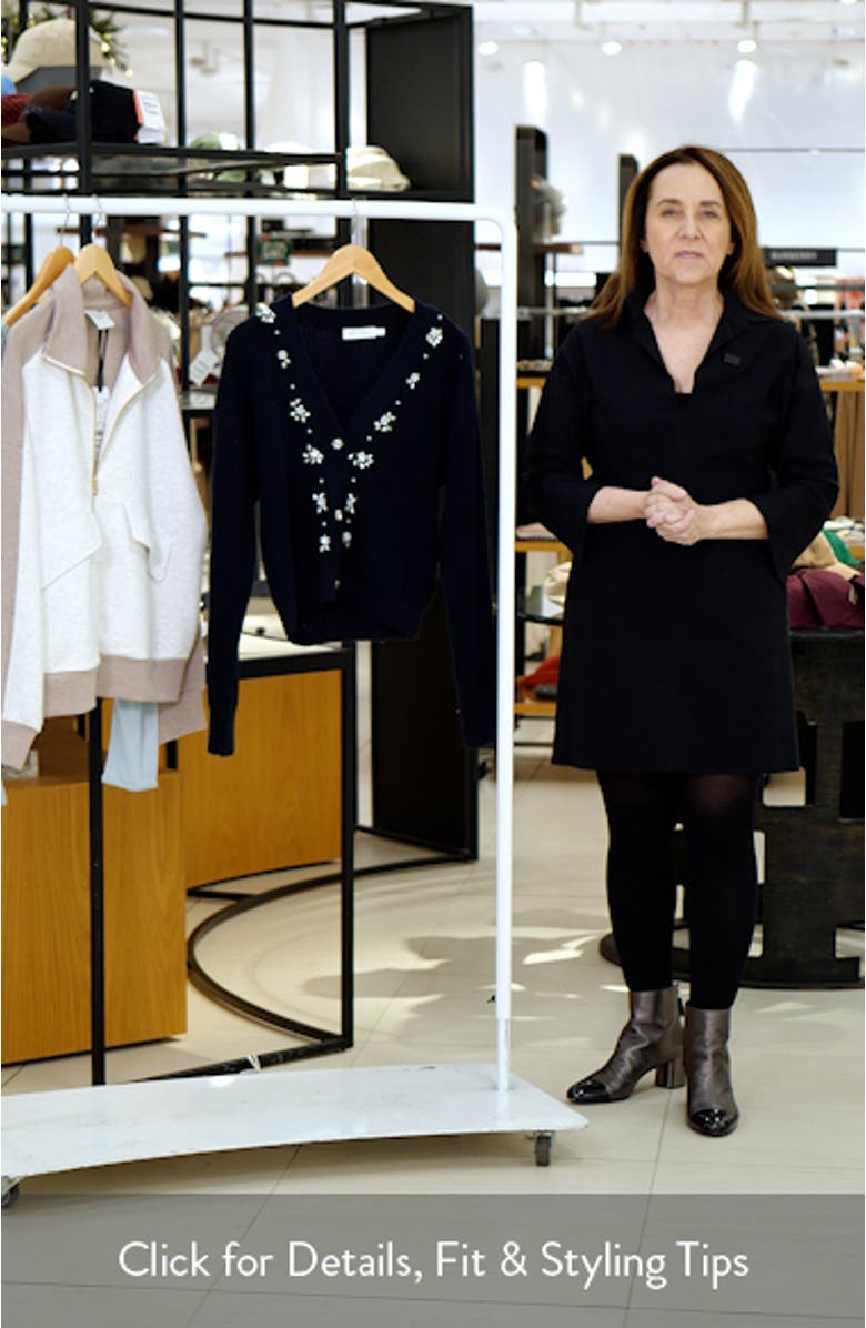 Bead Detail Rib Cardigan, sales video thumbnail