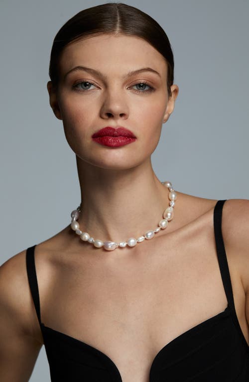 Nadri London Baroque Pearl Collar Necklace