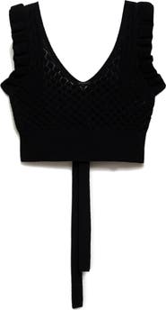MANGO Bow Back Crop Tank