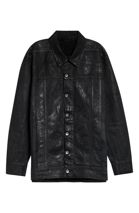 Jumbo Worker Coated Denim Jacket