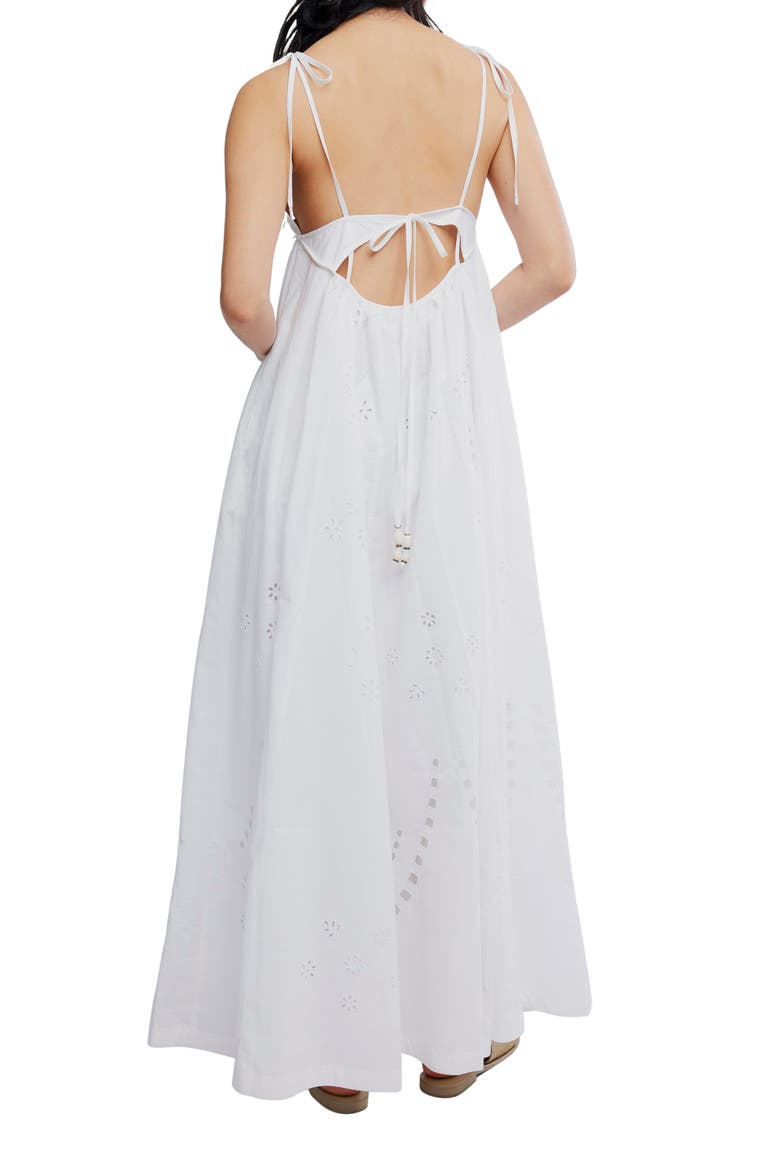 Sorrento Stroll Eyelet Lace Maxi Dress, Alternate, color, SUGAR SWIZZLE