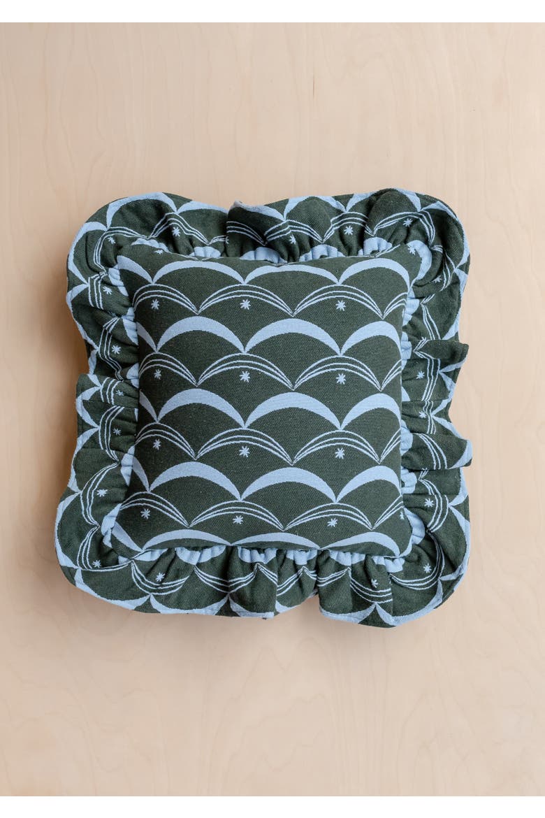 Cotton Circus PIllowcase, Alternate, color, Green Circus