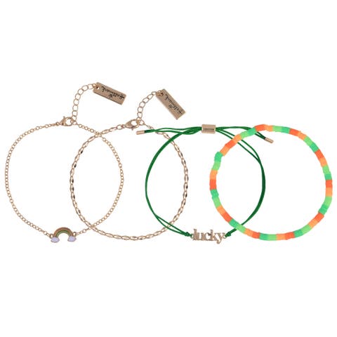 4pc Assorted Bracelet Set