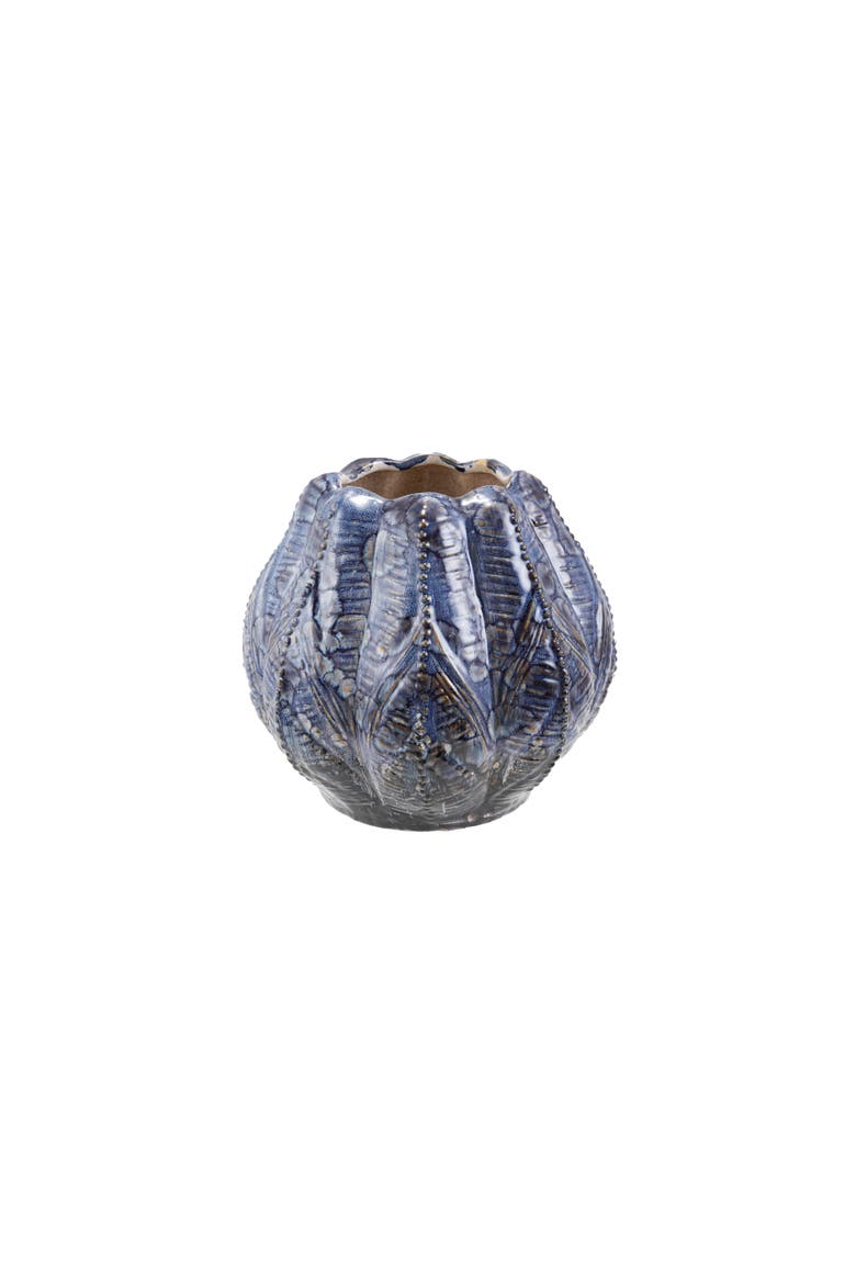 Embossed Planter/Vase, Main, color, Blue