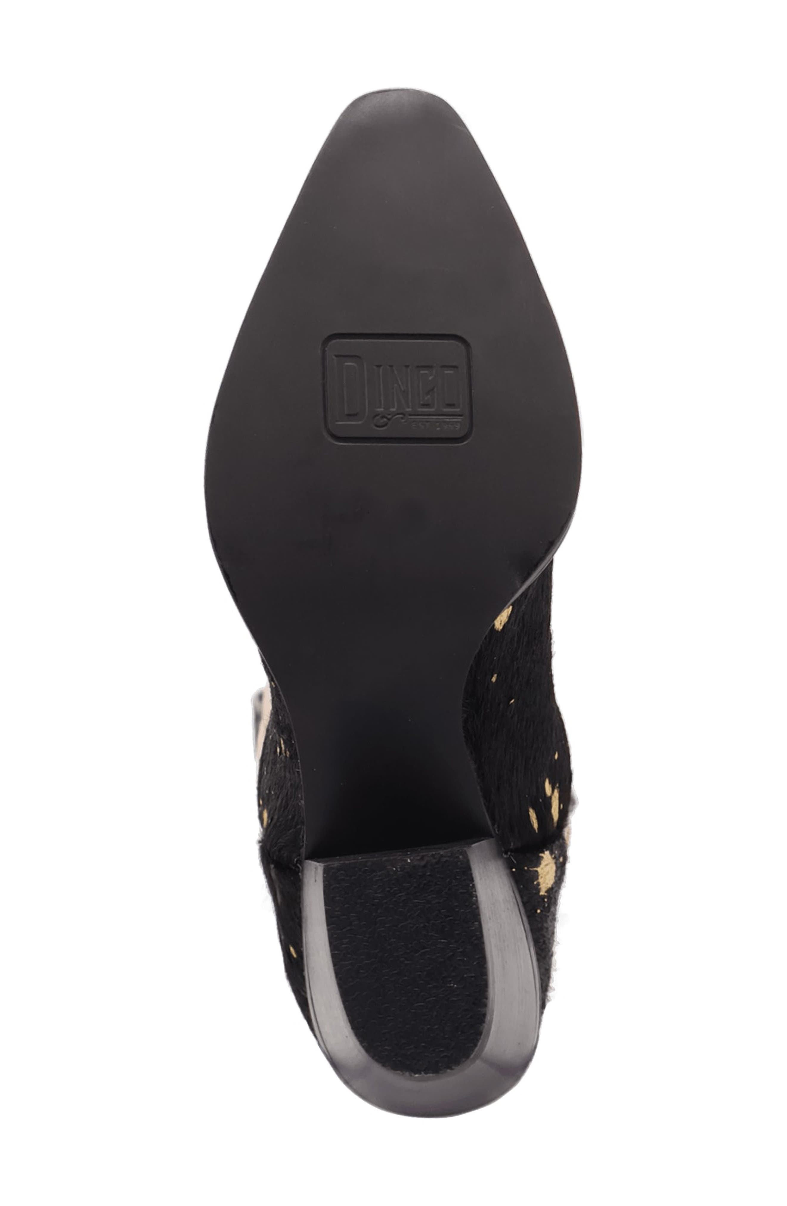 Dingo Take No Bull Knee High Western Boot, Alternate, color, Black