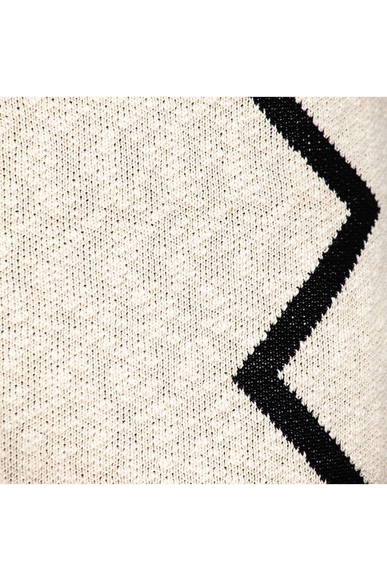 Zinga Transitional Beige/Cream Throw Pillow, Alternate, color, BEIGE/CREAM