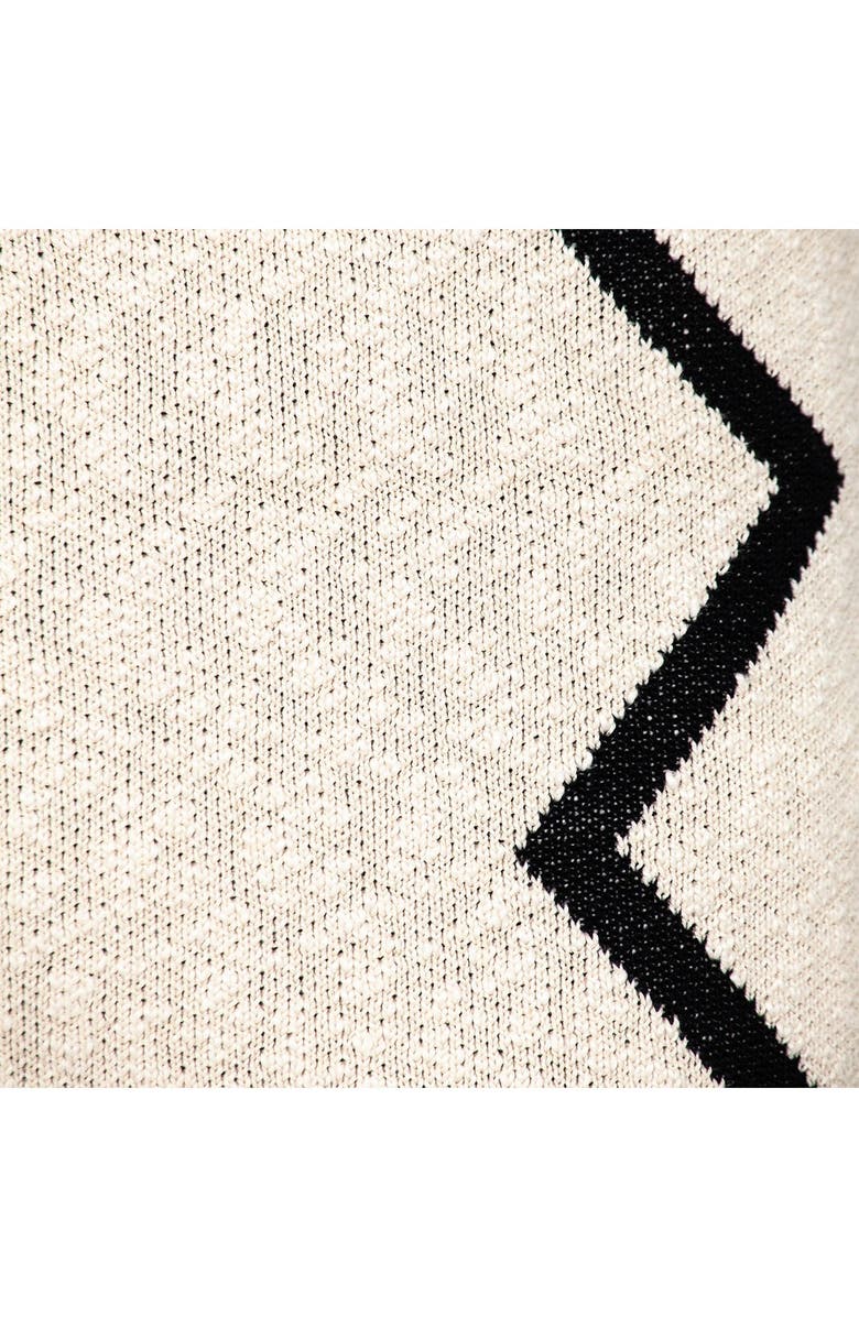 PARKLAND COLLECTION Zinga Transitional Beige/Cream Throw Pillow, Alternate, color, Beige/Cream