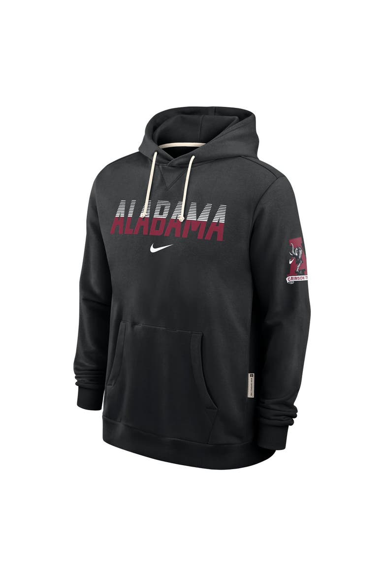 Men's Nike Black Alabama Crimson Tide 2026 Sideline Standard Issue Dri-FIT Hoodie, Alternate, color, Black