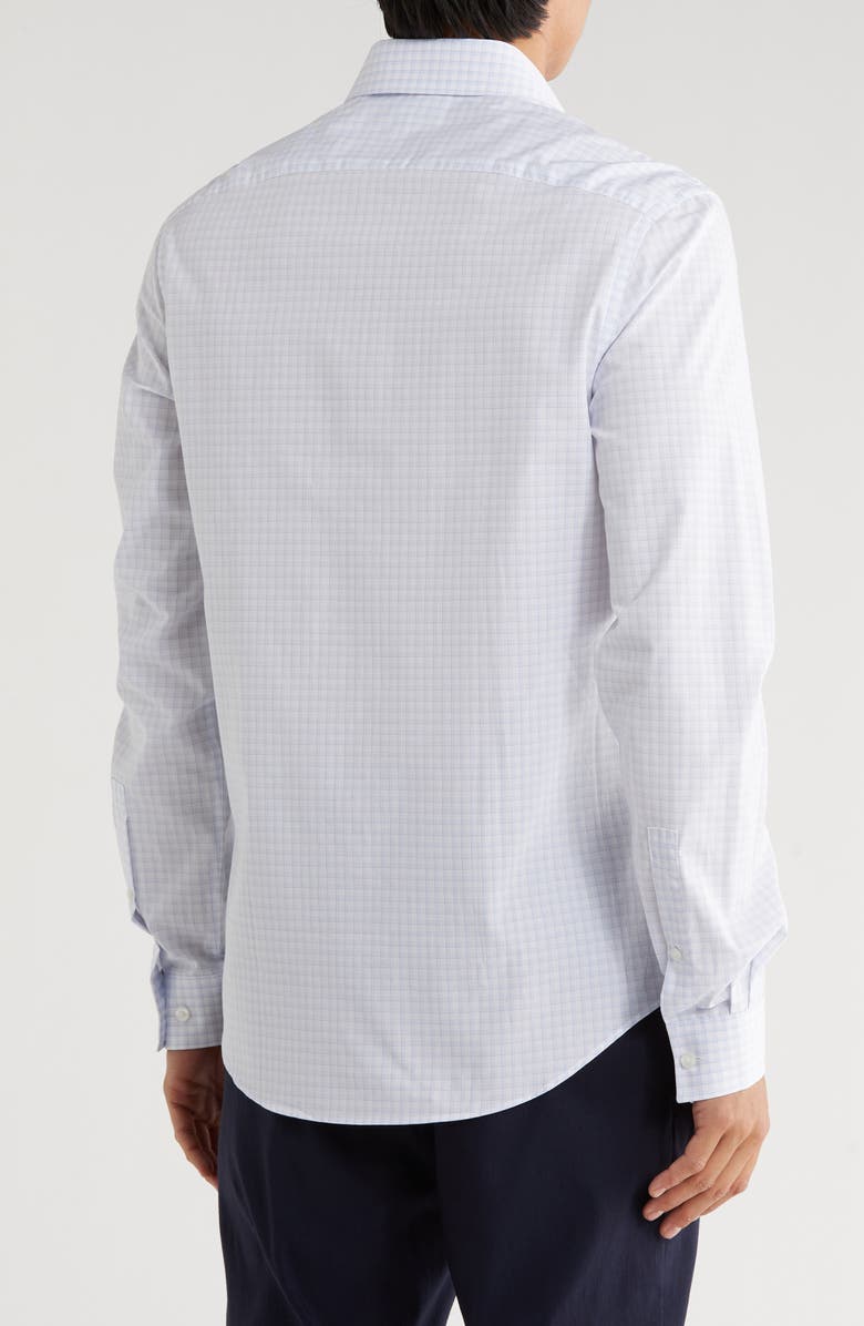 Michael Kors Slim Fit Cotton Dress Shirt, Alternate, color, Light Blue