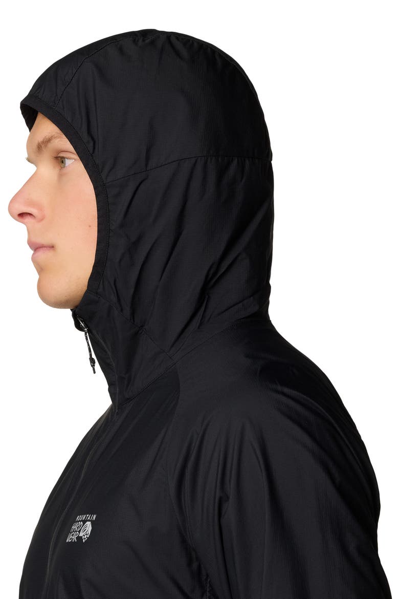 Kor AirShell™ Hooded Jacket, Alternate, color, BLACK