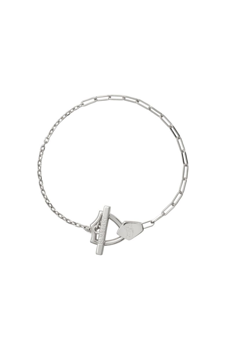 Shield Bracelet, Main, color, Silver
