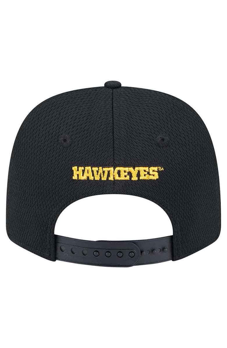 New Era Men's New Era Black Iowa Hawkeyes COOLERA 9SEVENTY Rope Stretch-Snap Hat, Alternate, color, Black