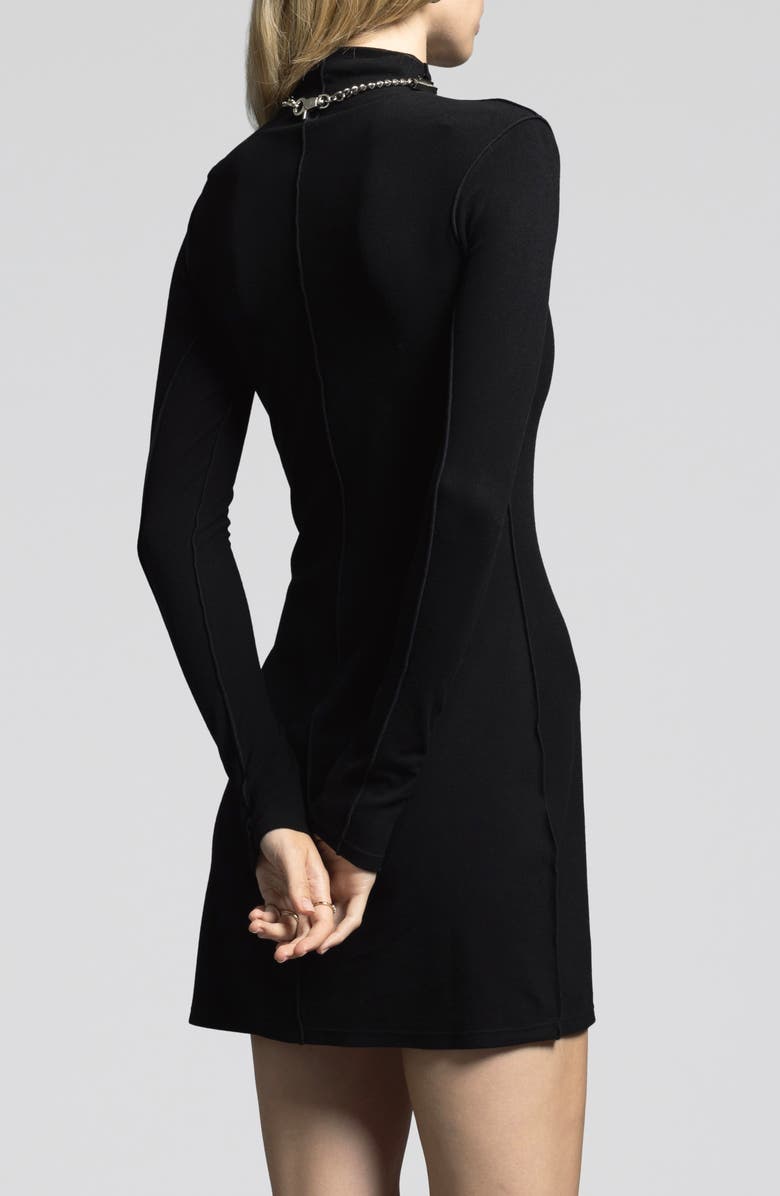 WEEKEND LOS ANGELES Marisol Long Sleeve Jersey Minidress, Alternate, color, 