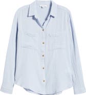 beachlunchlounge Micaela Cotton Button-Up Shirt