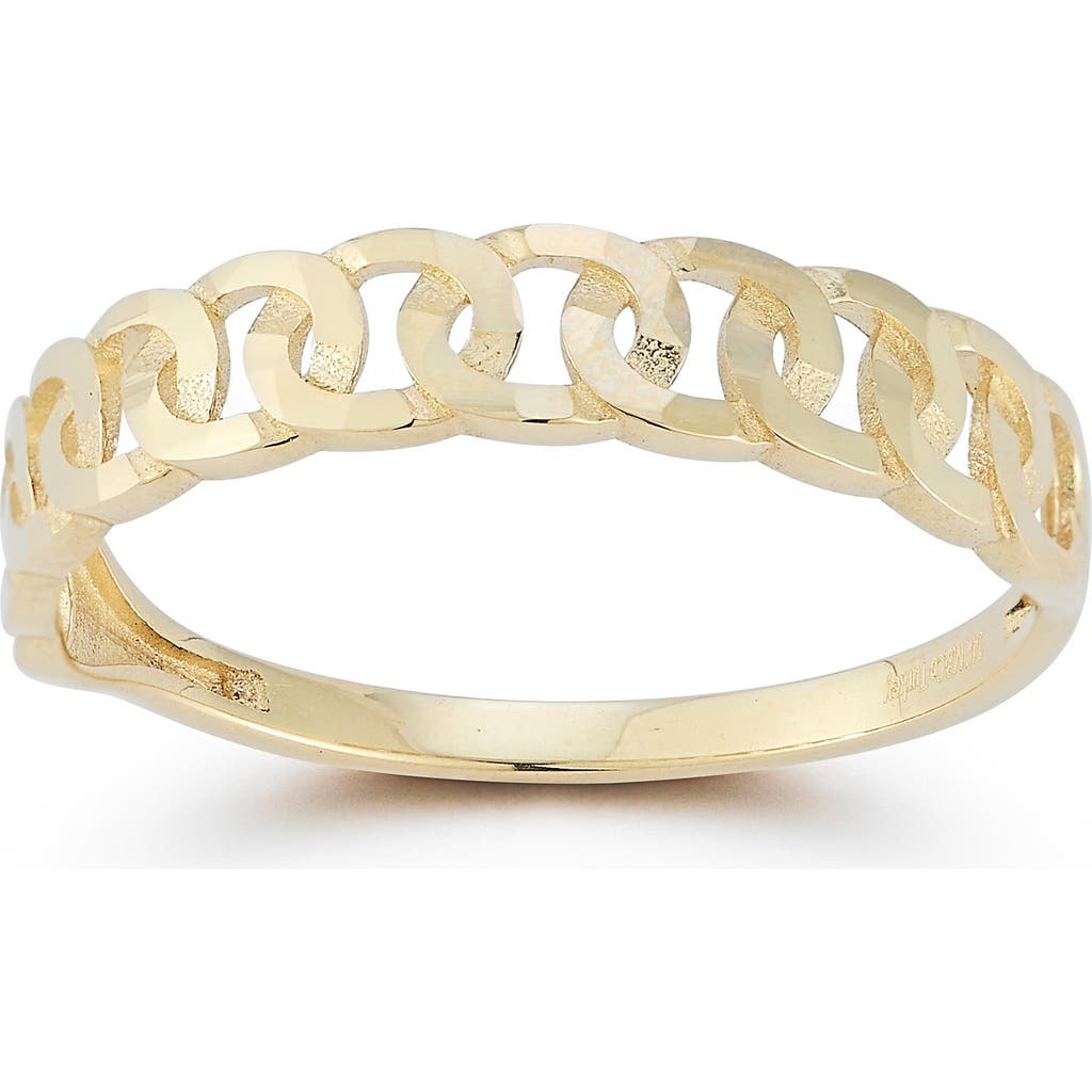 Ember Fine Jewelry Curb Link Band Ring In Gold