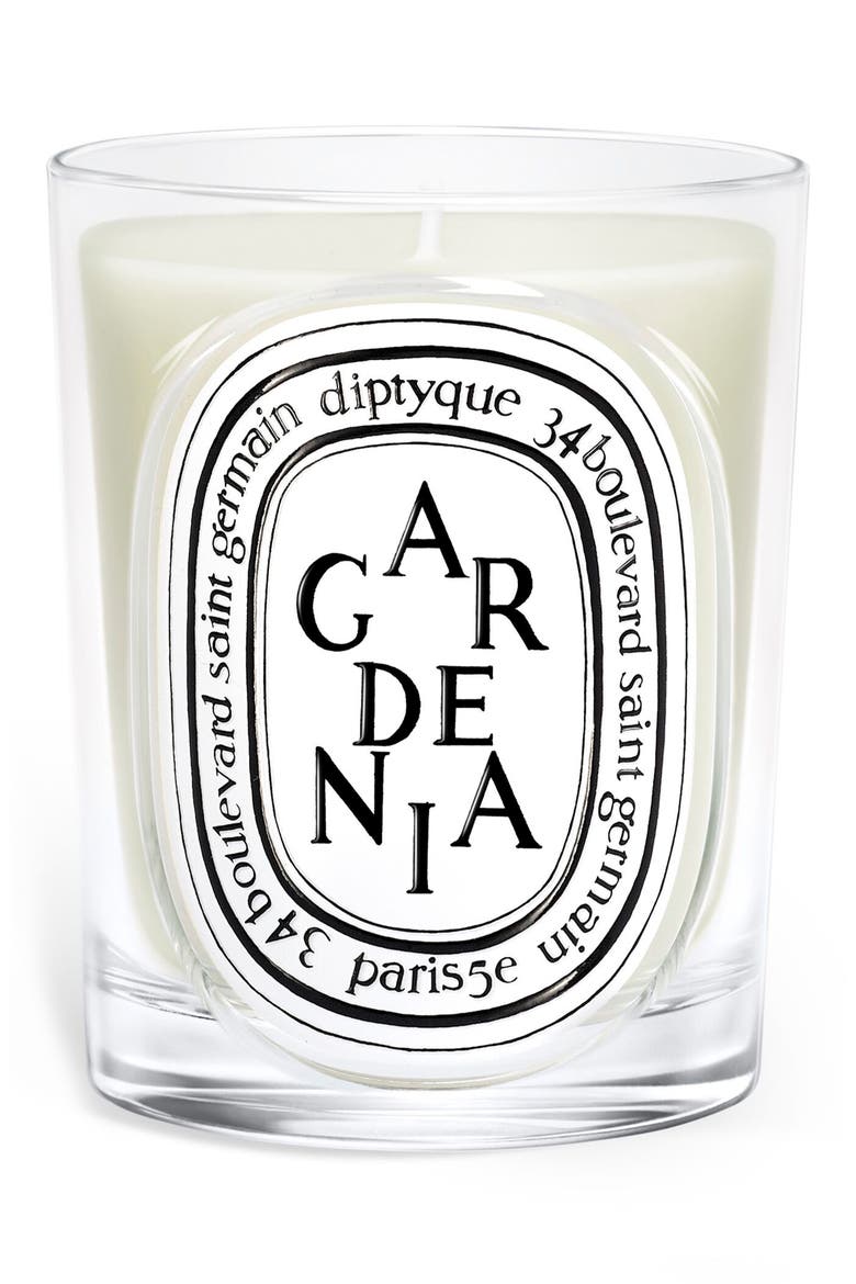 Gardenia Classic Candle, Main, color, NO COLOR
