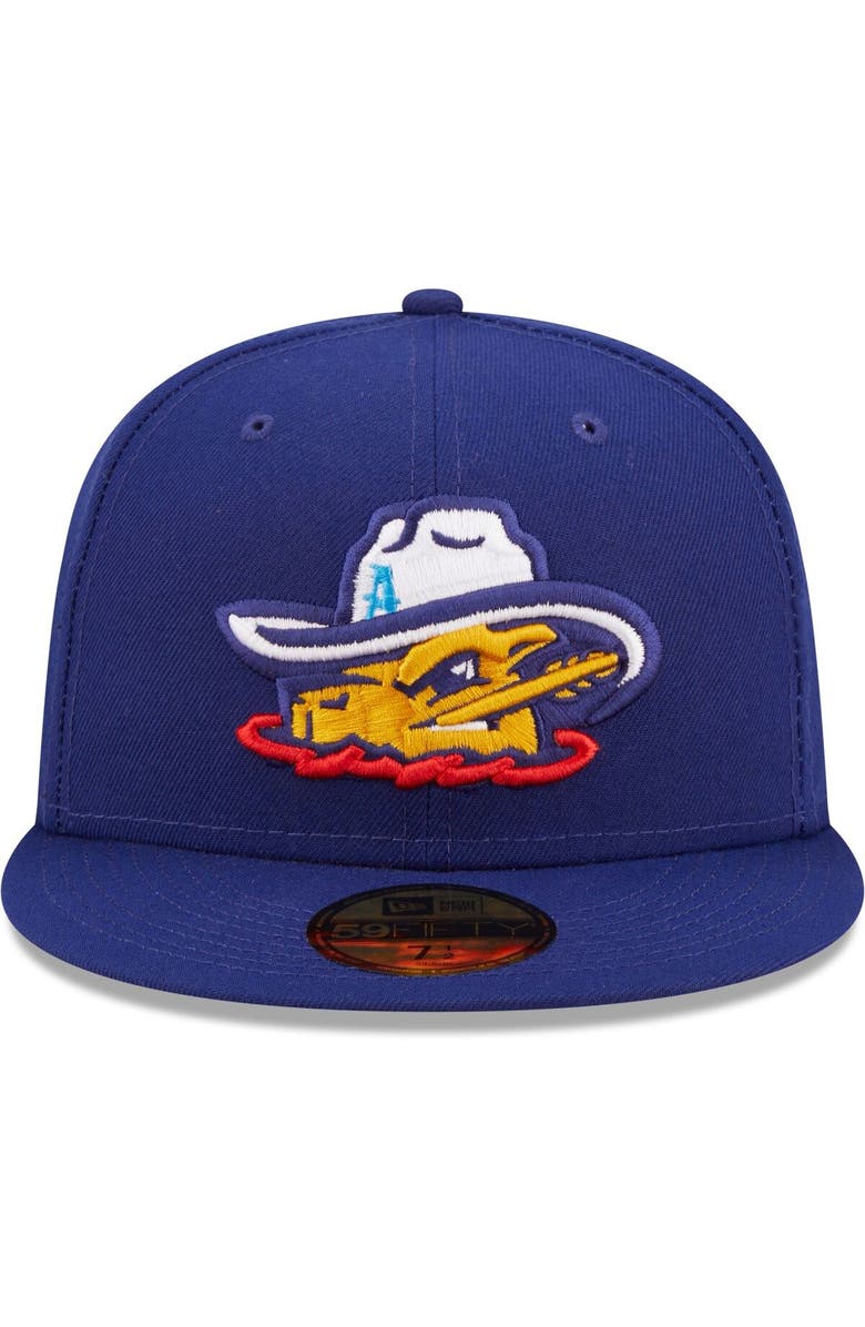 New Era Men's New Era Royal Amarillo Sod Poodles Authentic Collection 59FIFTY Fitted Hat, Alternate, color, Royal