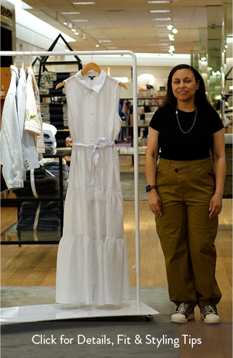 Polka Dot Midi Shirtdress, sales video thumbnail