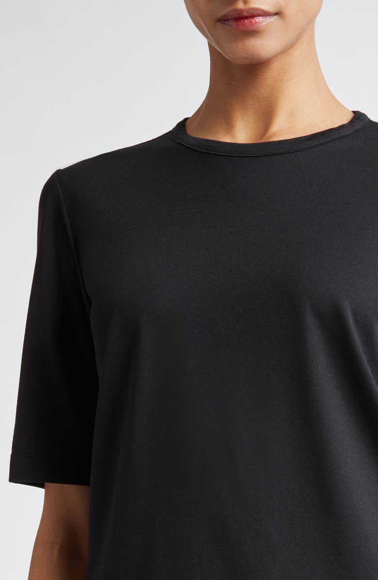 PARTOW Parker Modal & Cashmere T-Shirt, Alternate, color, Black