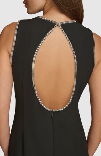 Donna Karan New York Rhinestone Trim Dress | Nordstrom