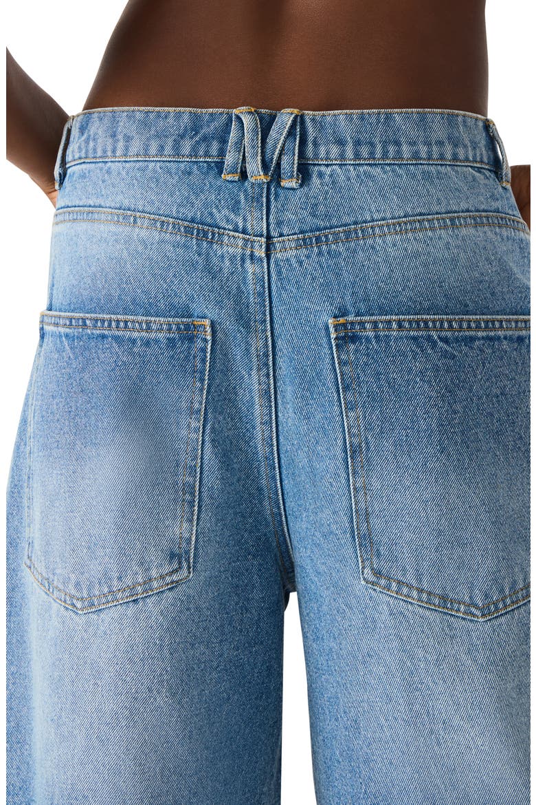 Brea Low Rise Longline Bermuda Denim Shorts, Alternate, color, FOREVER BLUE