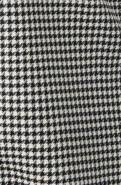 Shop Marina Rinaldi Teglia Houndstooth Virgin Wool Twill Jacket In Black/white