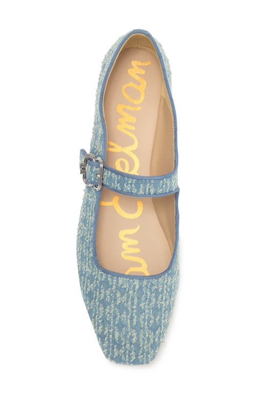 Shop Sam Edelman Michaela Mary Jane Flat In Montrose Blue