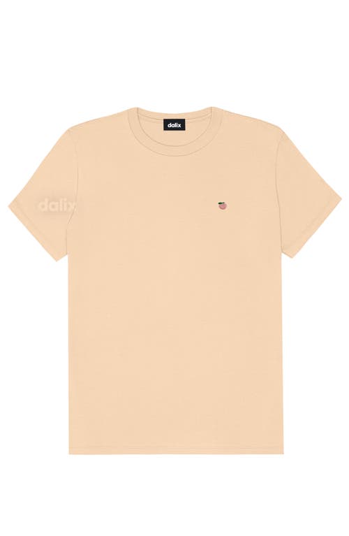 Dalix Womens Lil Peach Jersey Tee In Sand