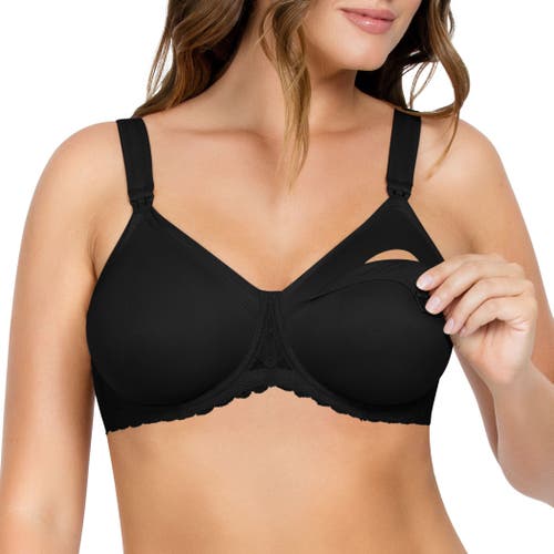 Parfait Leila Underwire Semless Cup Nursing Bra In Black