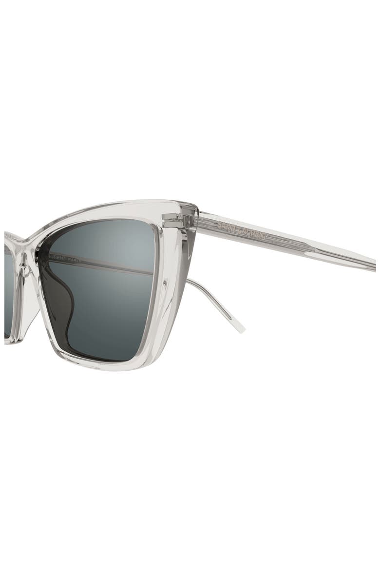 54mm Polarized Cat Eye Sunglasses, Alternate, color, BEIGE