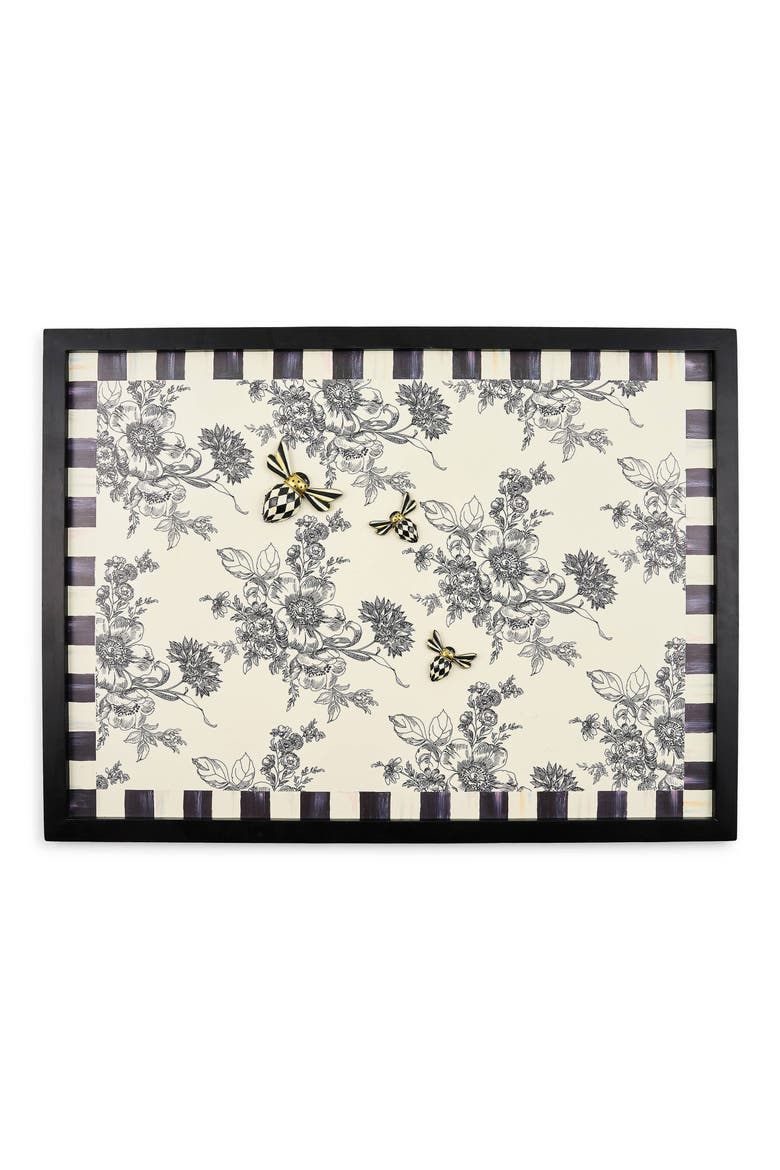 Courtly Check Magnet Board Set, Main, color, BLACK