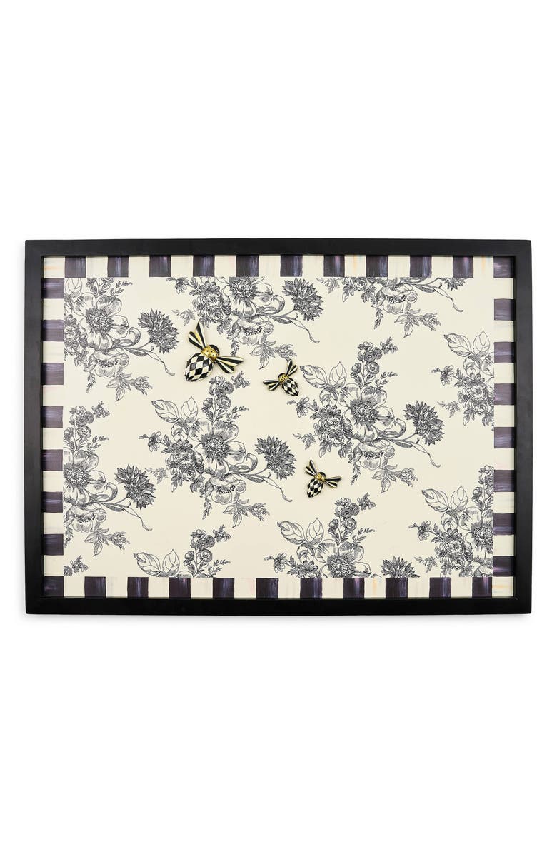 MACKENZIE CHILDS Courtly Check Magnet Board Set, Main, color, Black