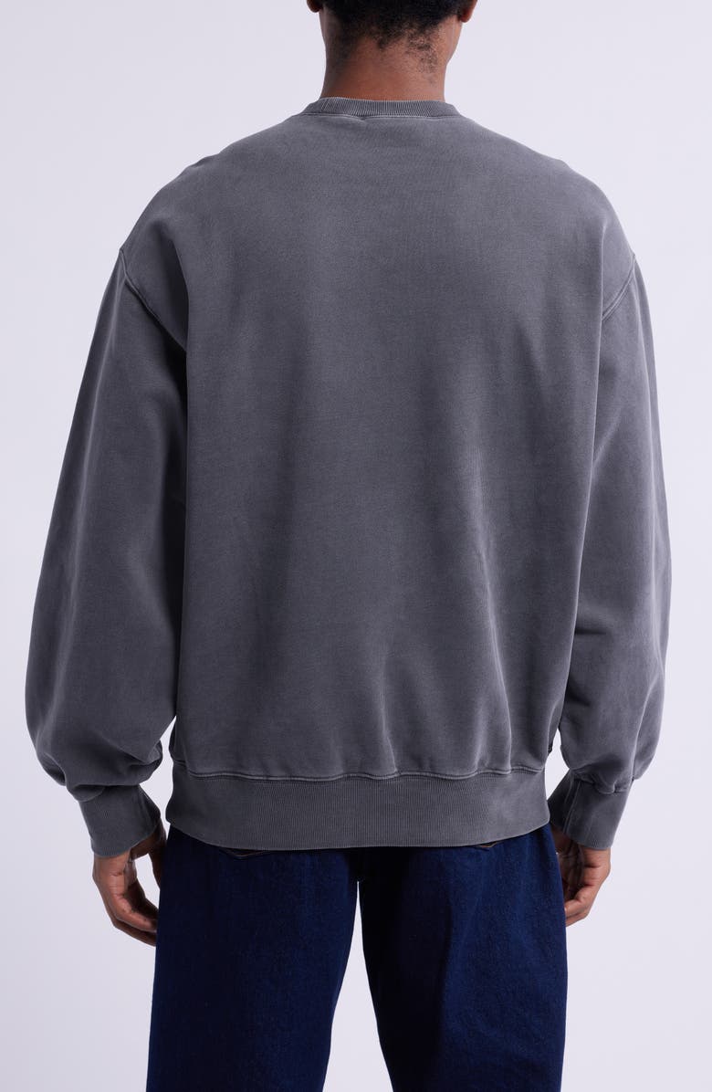 Carhartt Work In Progress Vista Oversize Cotton French Terry Crewneck Sweatshirt, Alternate, color, 