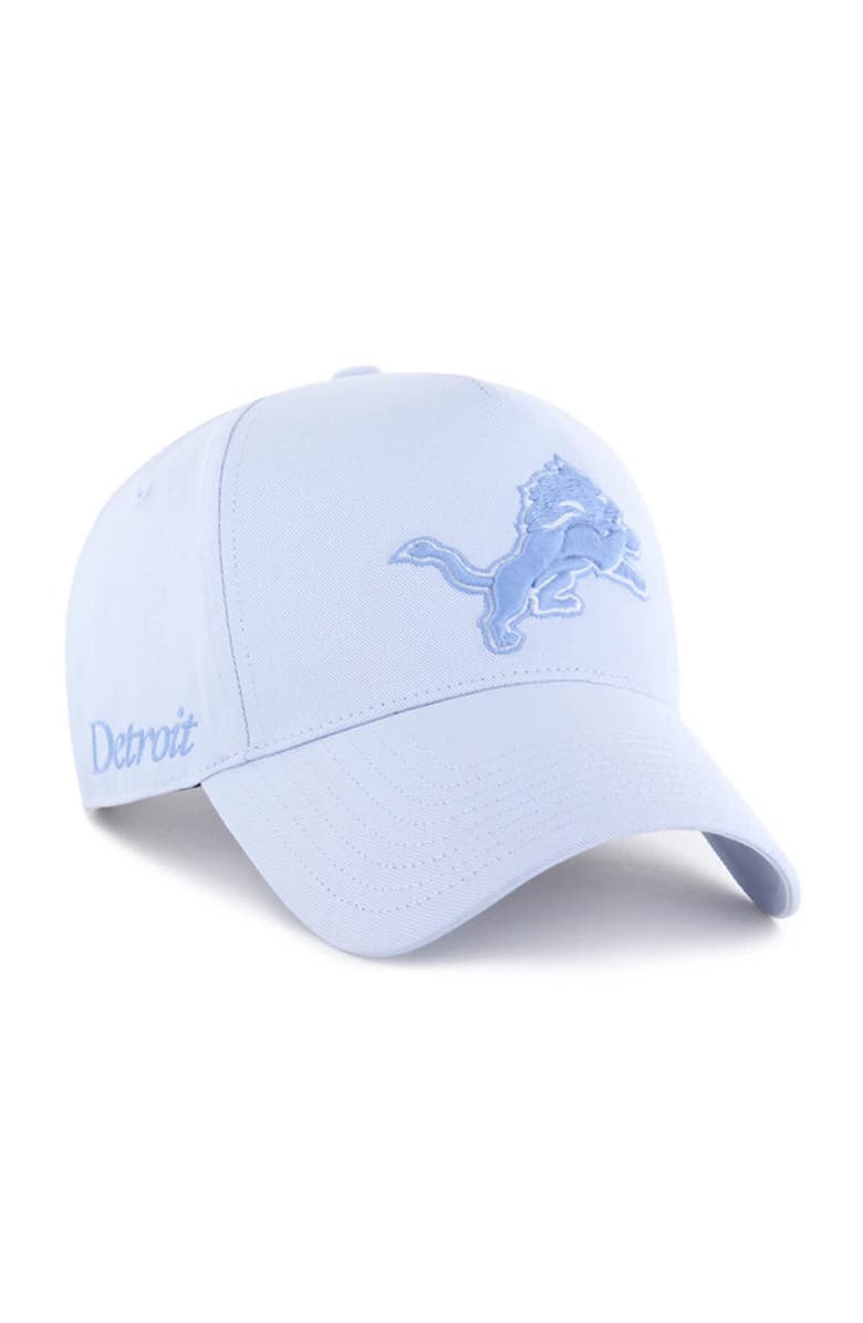 '47 Men's '47 Light Blue Detroit Lions Foundation Offside Adjustable Hat, Main, color,