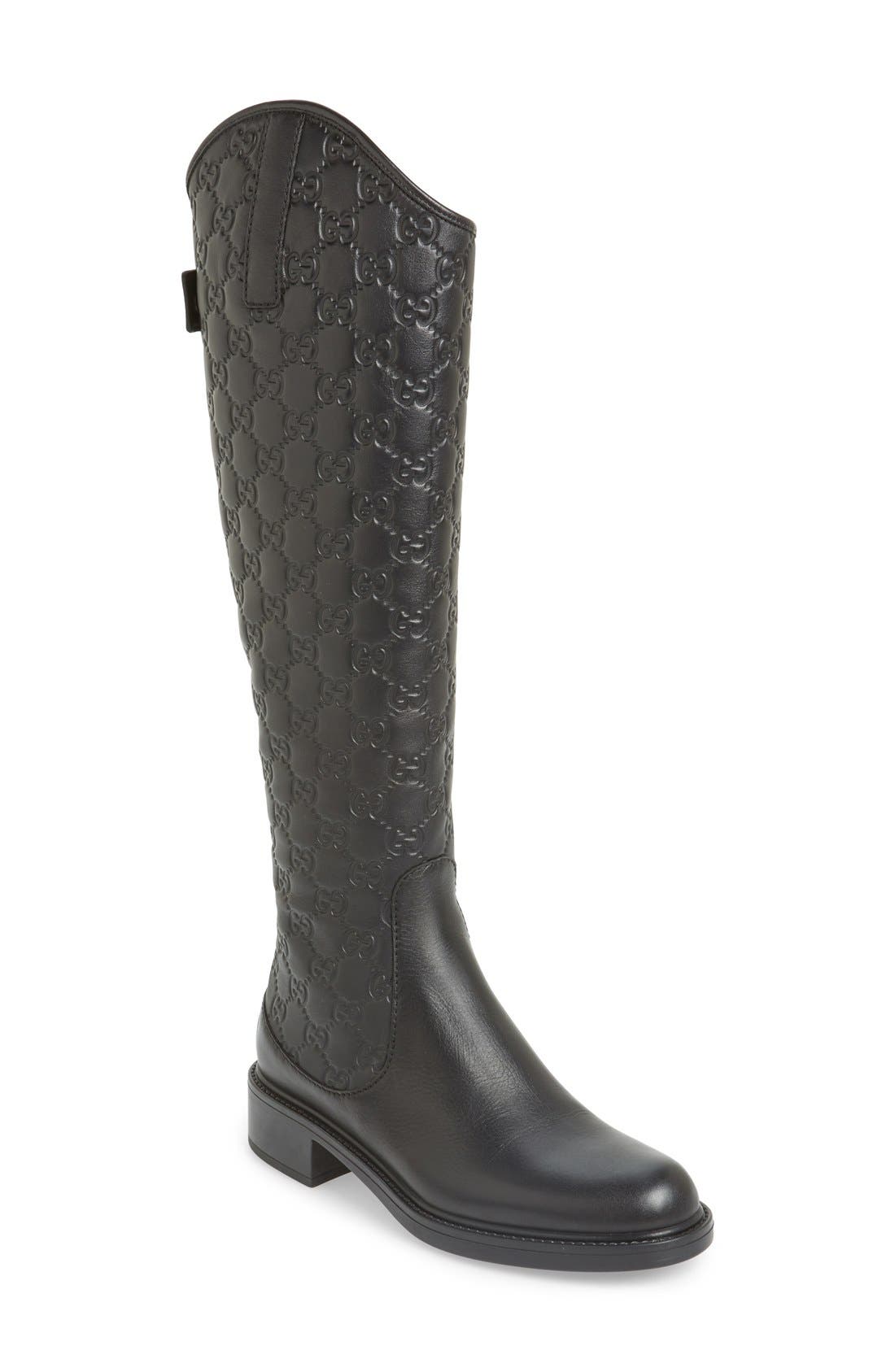 'Maud' Boot, Main, color, BLACK
