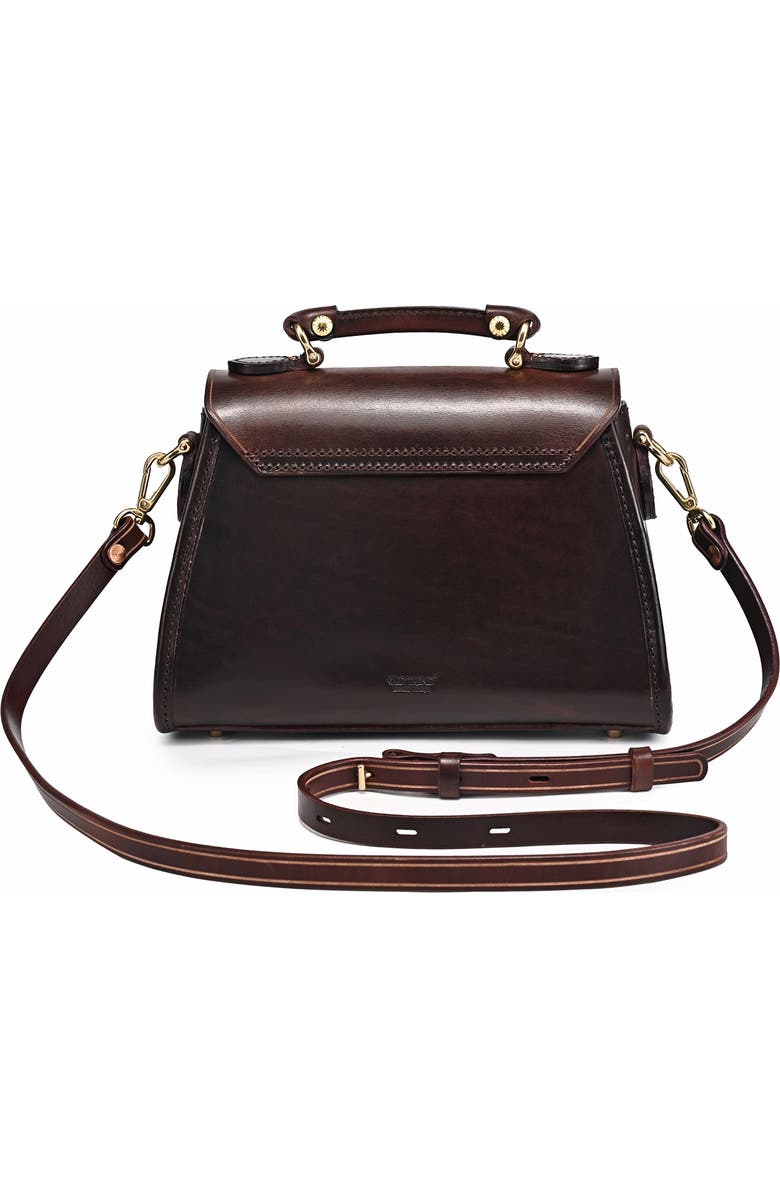 OLD TREND Laurel Genuine Leather Classic Everyday Satchel, Alternate, color, Brown