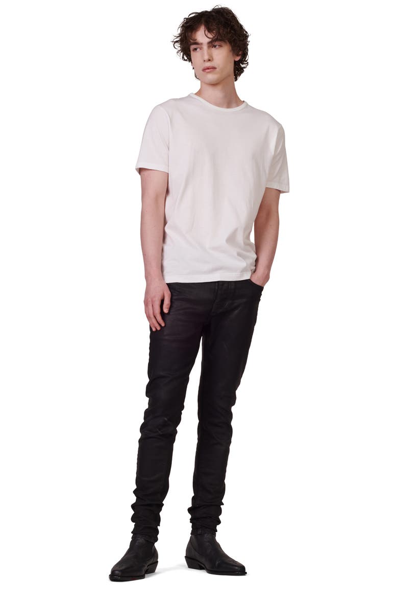 Black Label Stretch Skinny Jeans, Alternate, color, BLACK MIDNIGHT OIL