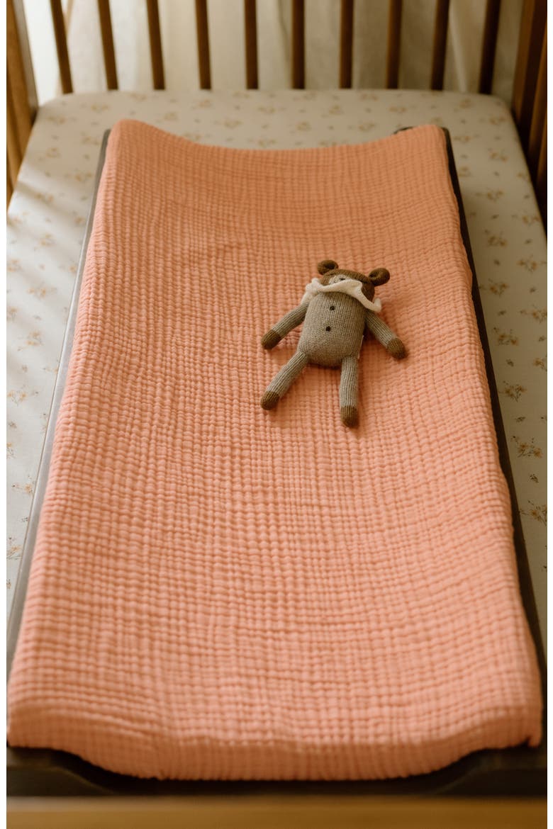 Changing Pad Cover, Alternate, color, ROSE