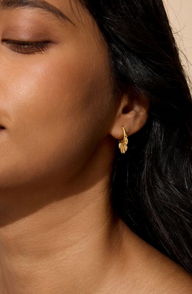 Satya Jewelry Scatter Light Huggie Earrings, Alternate, color, Gold