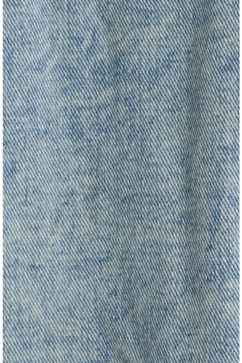 Lala Forever Denim Jacket with Faux Fur Trim, Alternate, color, BLUE