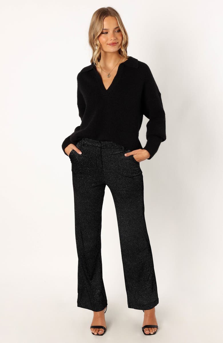 Petal & Pup Zala Johnny Collar Sweater, Alternate, color,