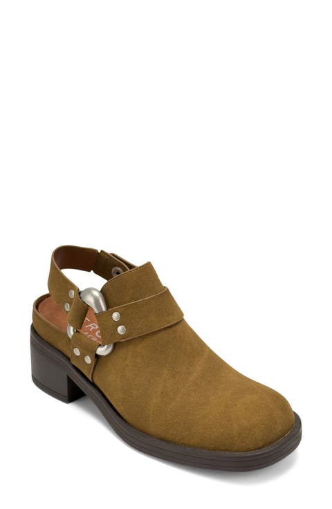 Maya Faux Leather Slingback Bootie