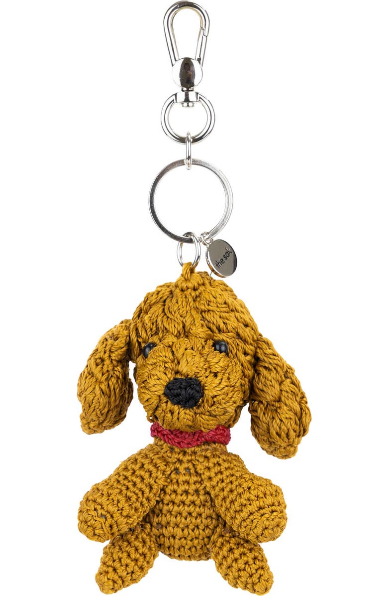 The Sak Yarnicharmz Hand Crochet Dangle - Dogs, Main, color, Golden Labradoodle