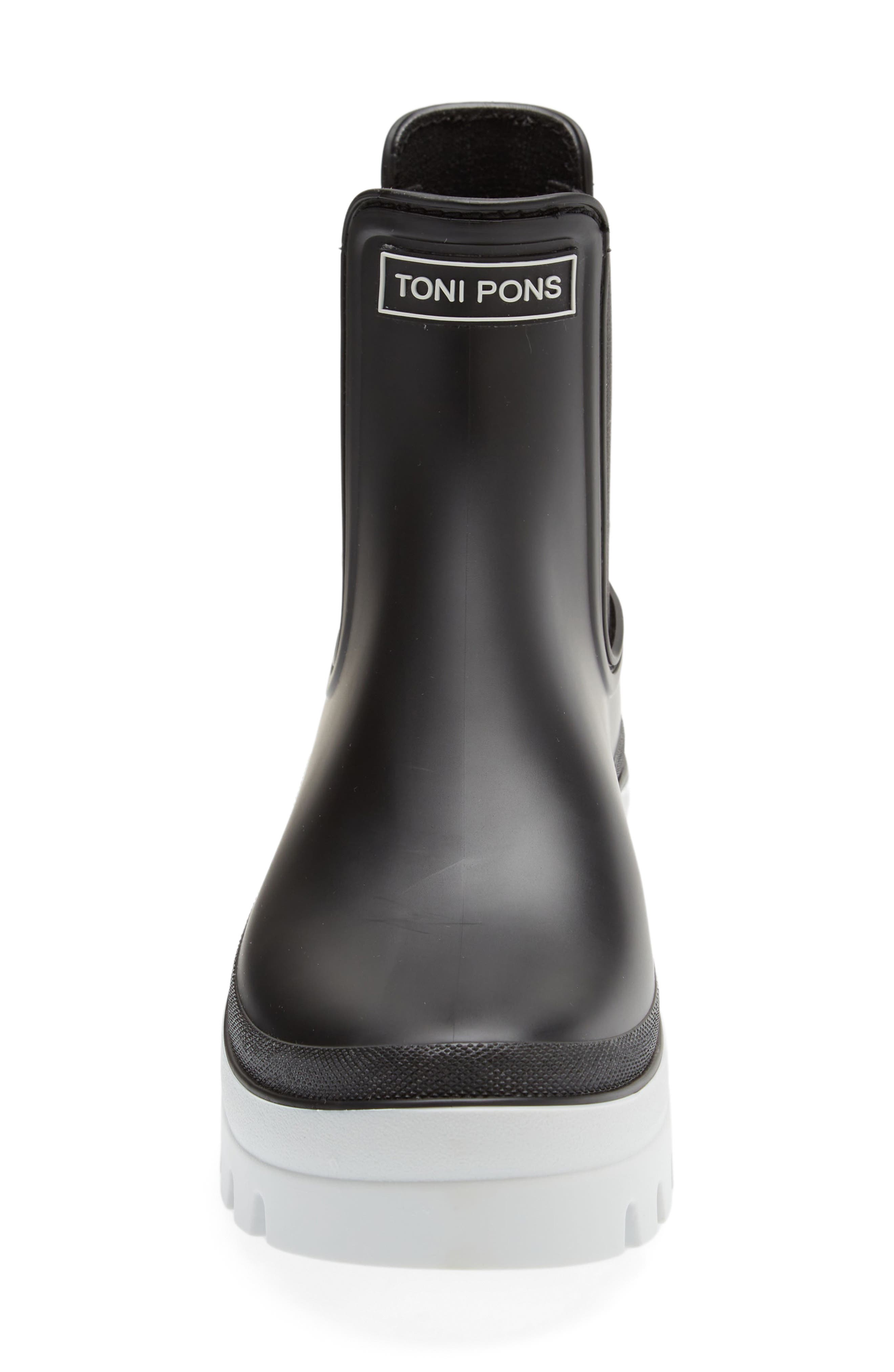 Toni Pons Covent Waterproof Lug Sole Boot, Alternate, color, Black/ Ice Gel
