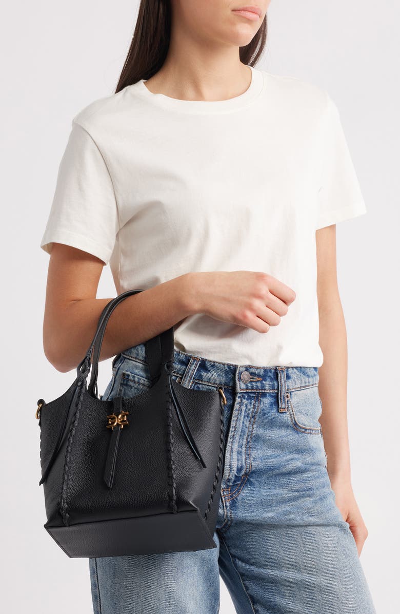 Sam Edelman Sylvia Mini Leather Crossbody Bag, Alternate, color, Sage