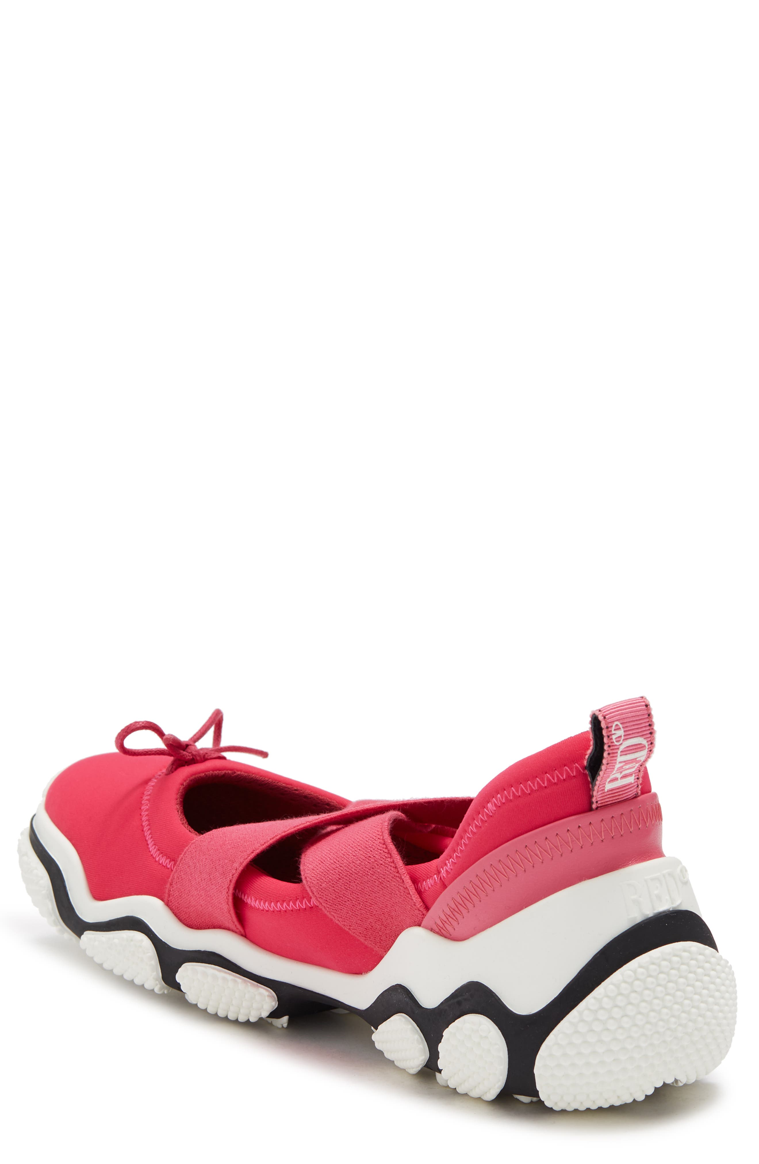 RED Valentino Gored Strap Sneaker Flat, Alternate, color, 