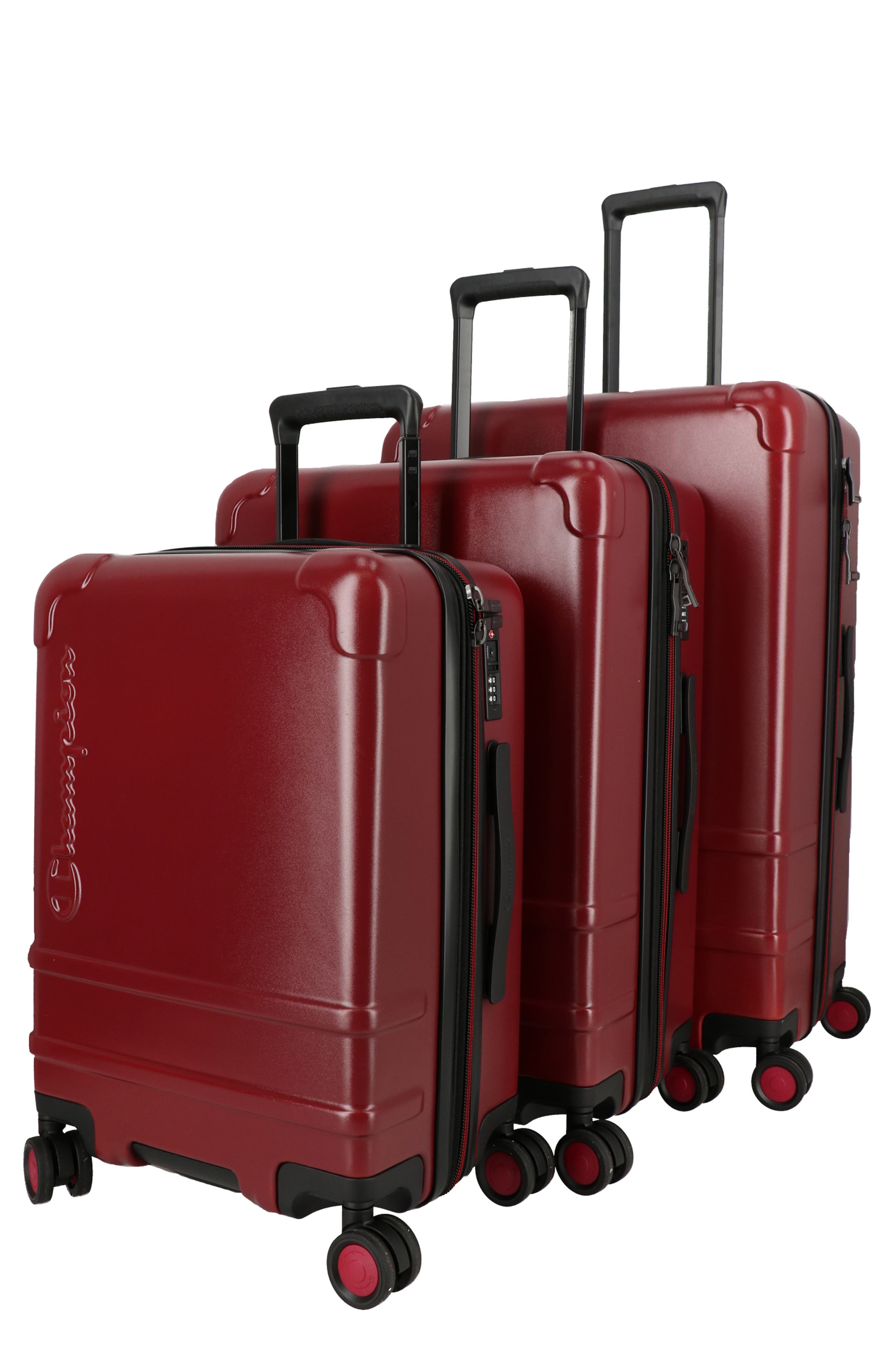 Champion 3-Piece Trailblazer Spinner Luggage Set, Main, color, Tawny Port