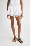Isabel Marant Étoile Puria Cotton Eyelet Miniskirt